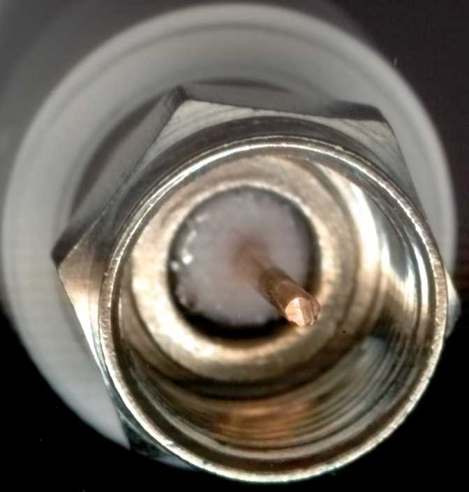 F-type coaxial connector